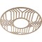Ekena Millwork Empire Wood Fretwork Pierced Ceiling Medallion, Red Oak, 28"OD x 10 1/4"ID x 3/8"T CMWP28X28X0375EPRO - alternate 5